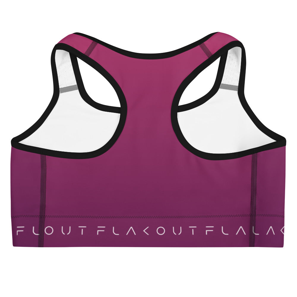 Deep Purple Women's Sports Performance Bra - FLAKOUT