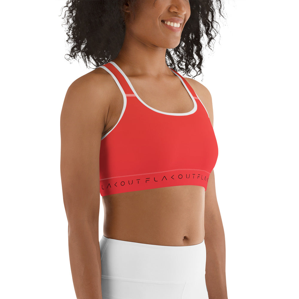 Sunset Shimmer Women's Sports Performance Bra - FLAKOUT