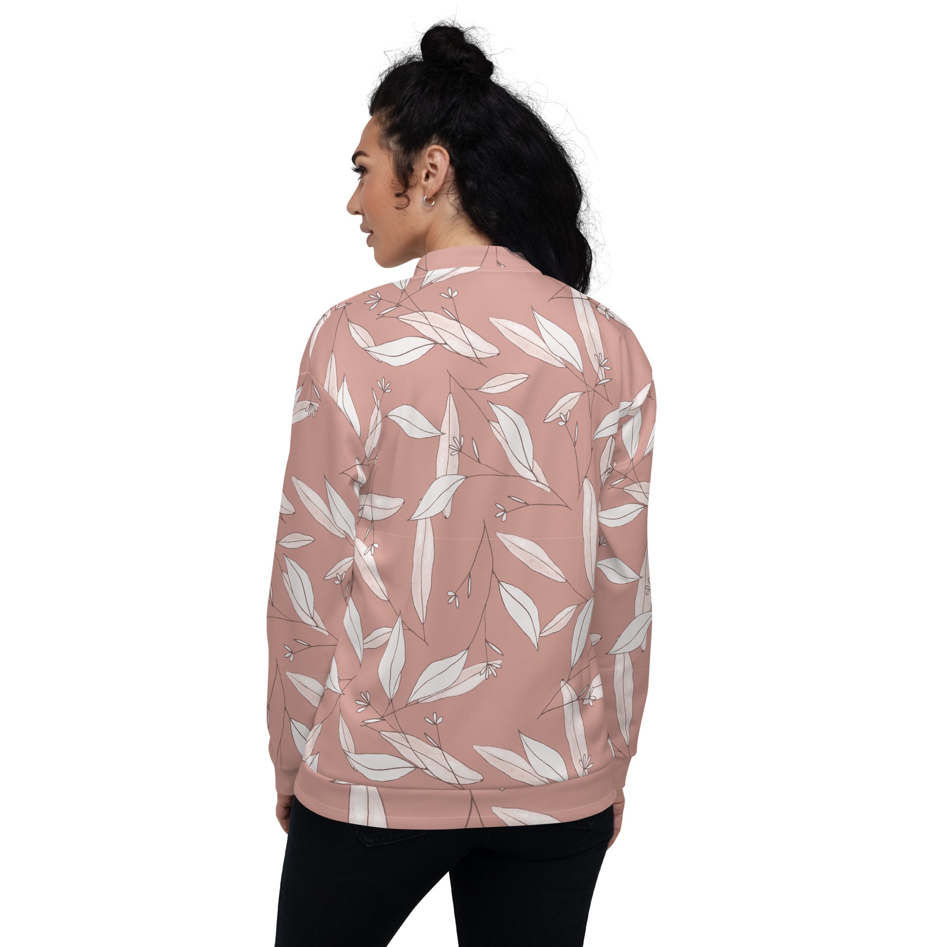 Feathered Finesse Women's Bomber Jacket - FLAKOUT