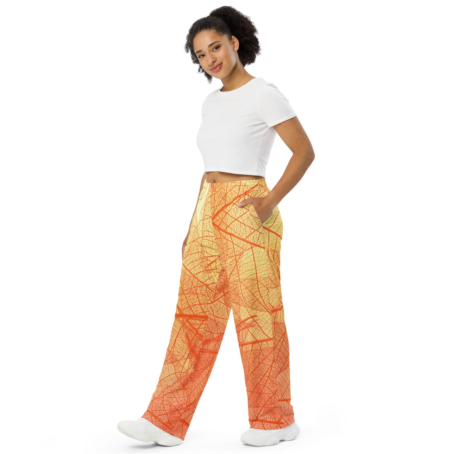 Vermilion Wisps Women's Wide-leg Pants - FLAKOUT