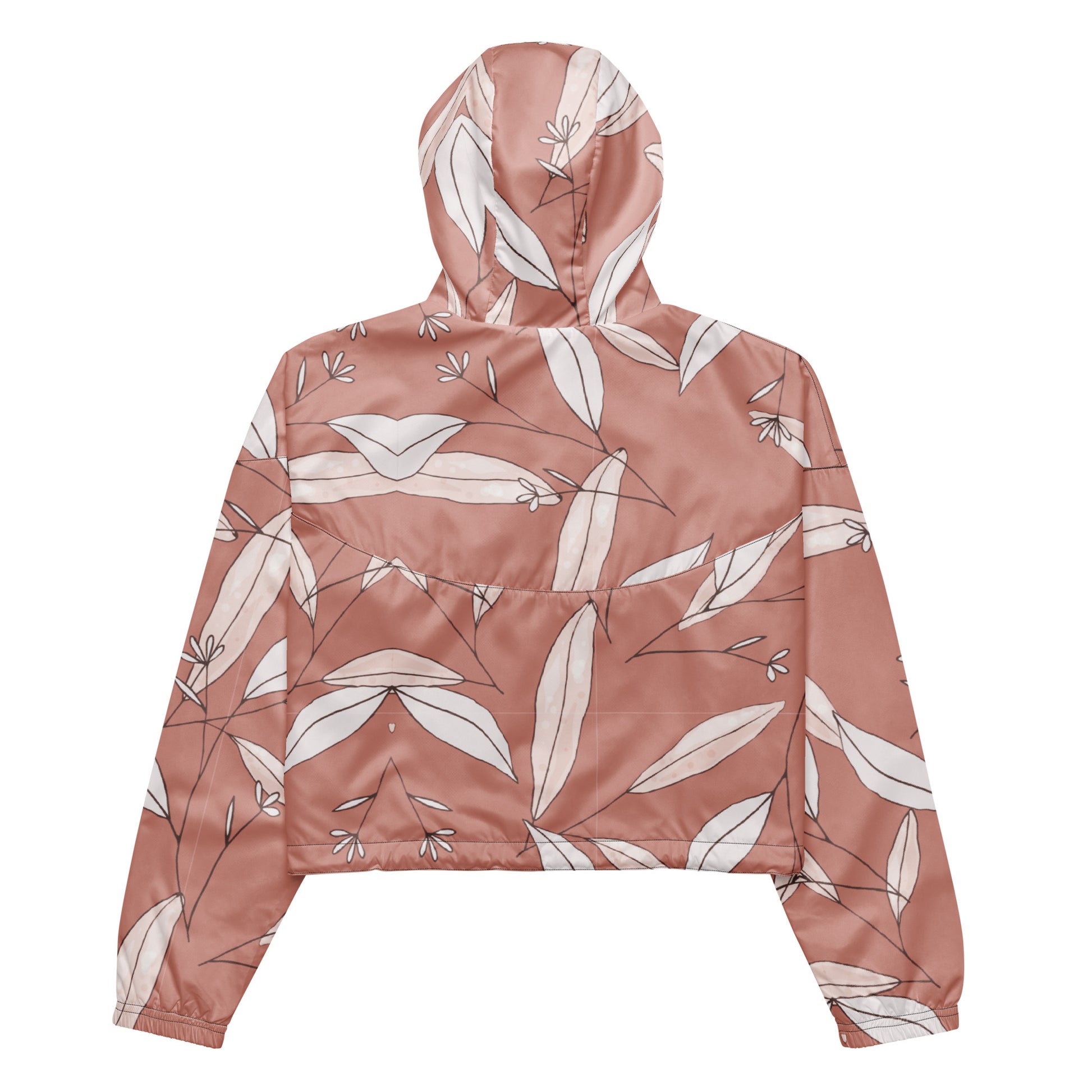 Feathered Finesse Women’s Cropped Windbreaker - FLAKOUT