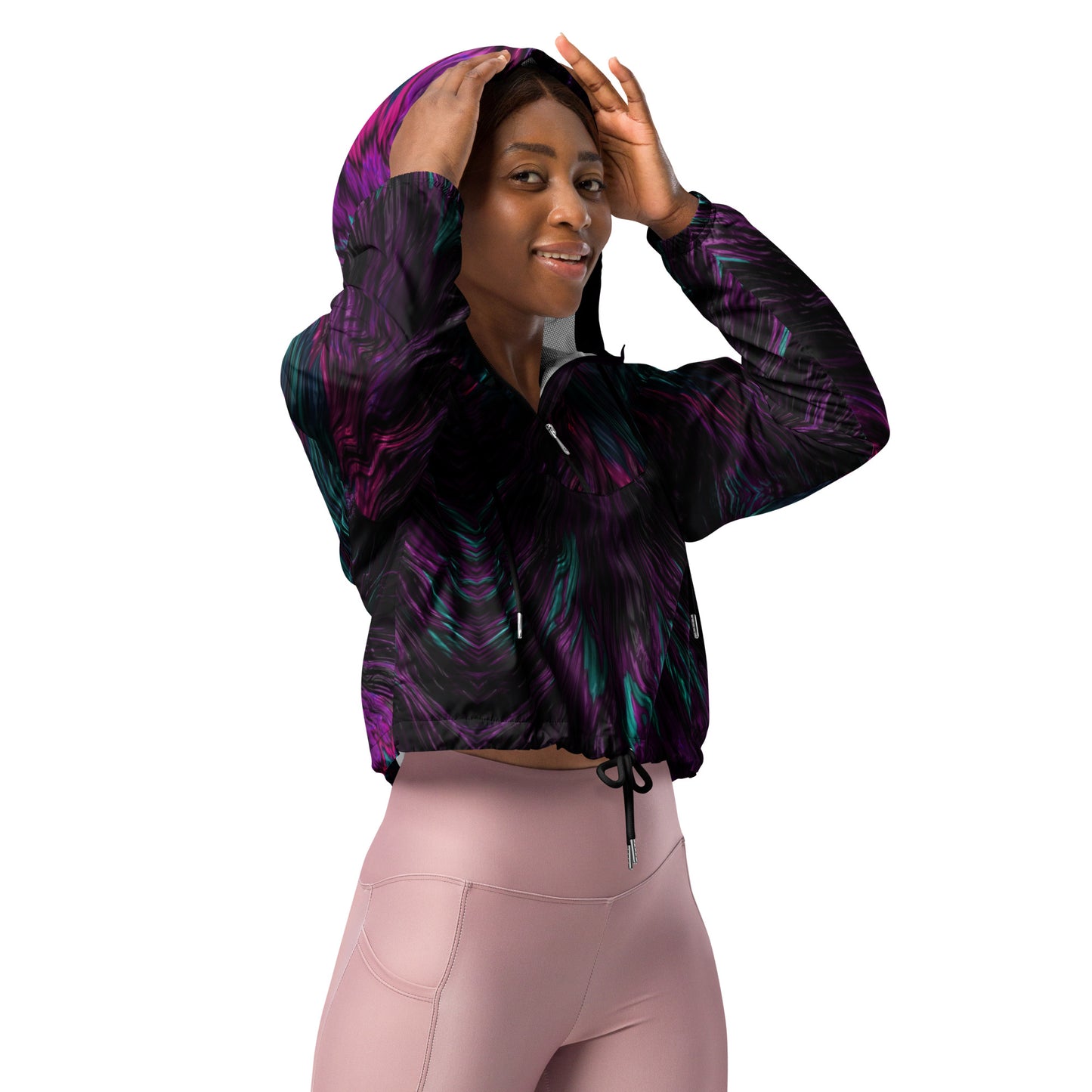 Harmony Fusion Women’s Cropped Windbreaker - FLAKOUT