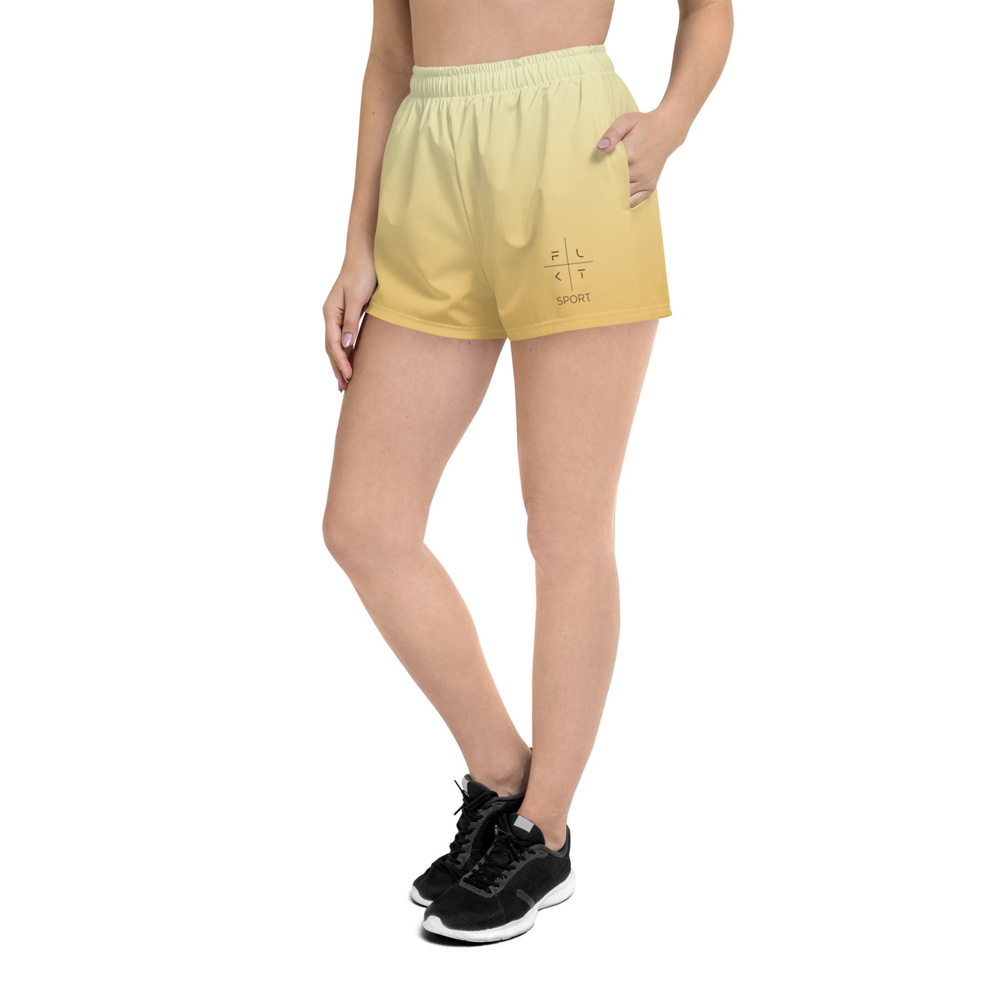 Amber Fields FLAKOUT Sport Women’s Recycled Athletic Shorts - FLAKOUT