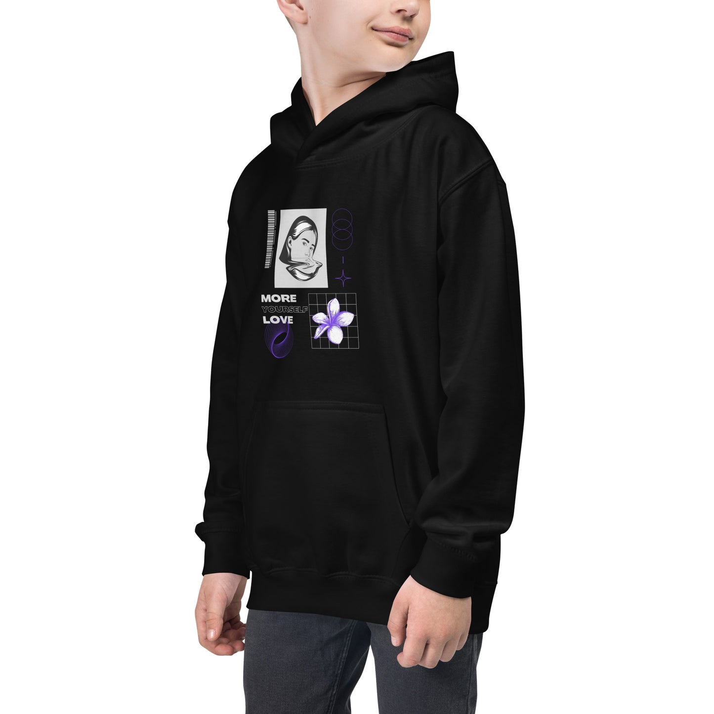 Nurture Yourself Love Yourself More Kid's Hoodie - FLAKOUT