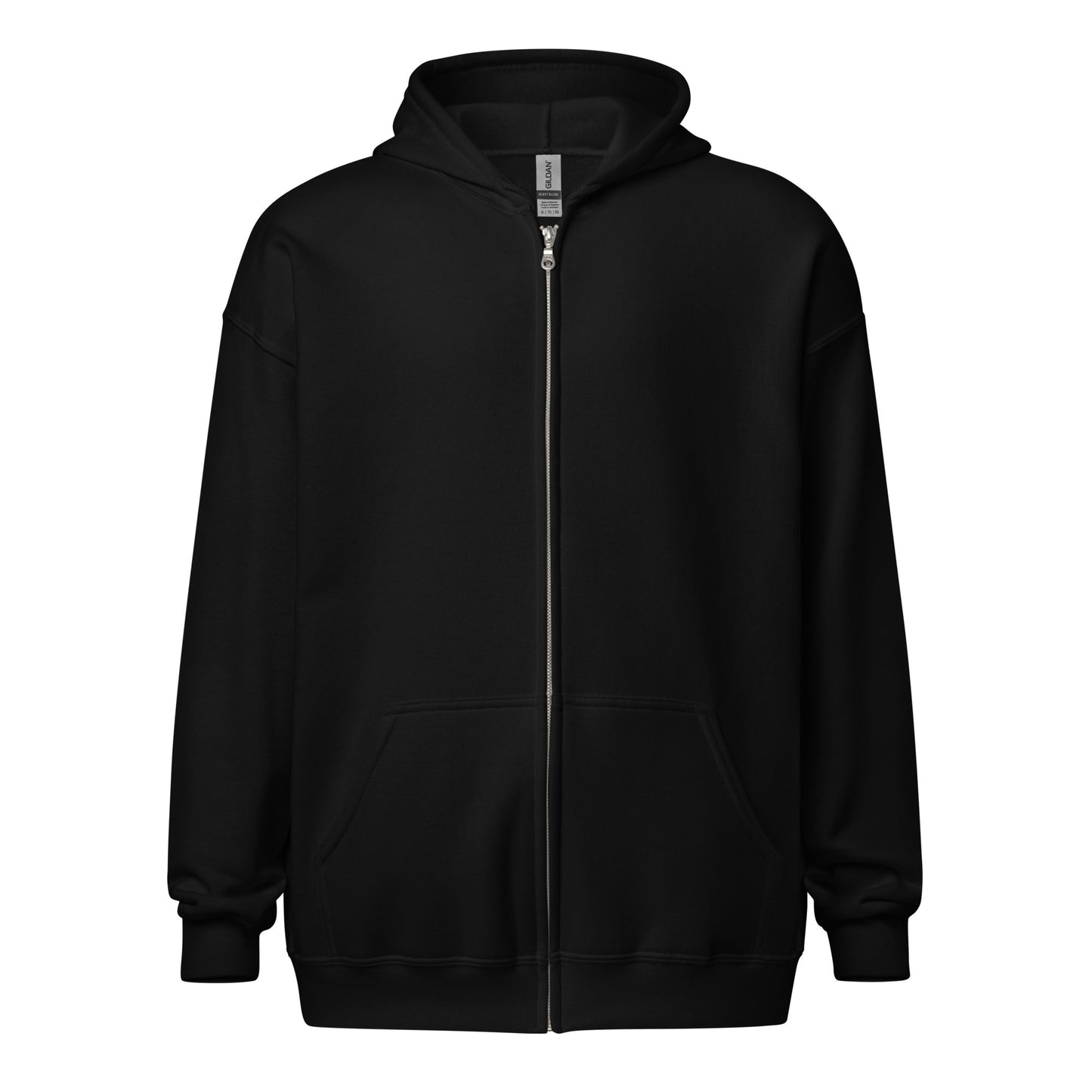 Streetwise Urbanity Heavy Harmony Fusion Zip Hoodie - Black - FLAKOUT