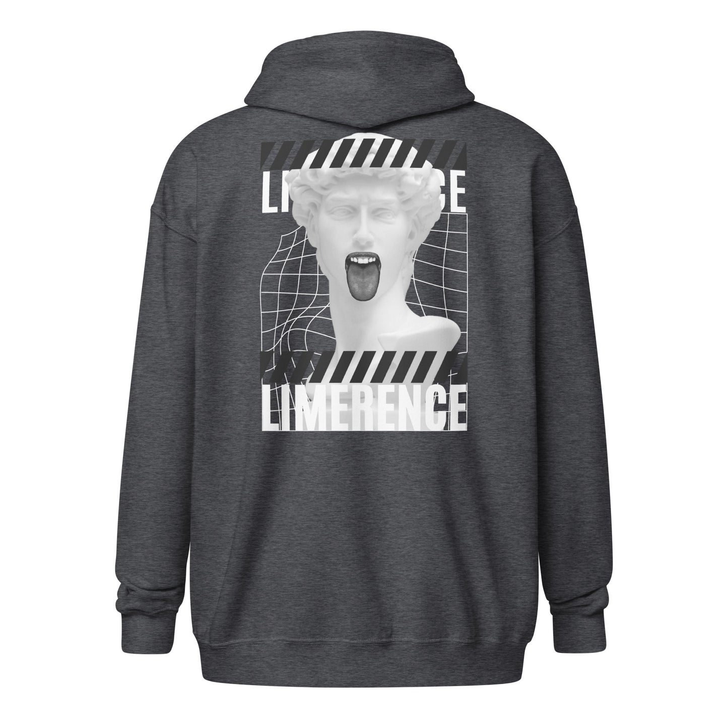 Limerence Heavy Harmony Fusion Zip Hoodie - Dark Heather - FLAKOUT