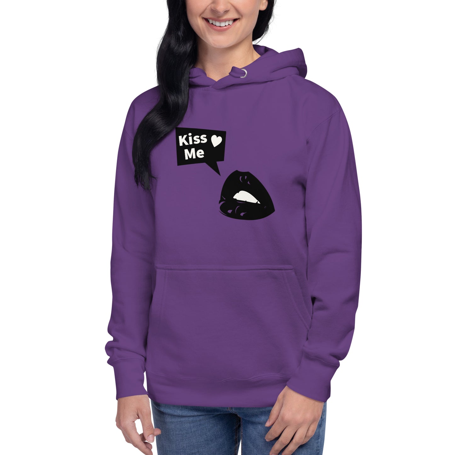 Sweet Talker Kiss Me Women's Hoodie - FLAKOUT