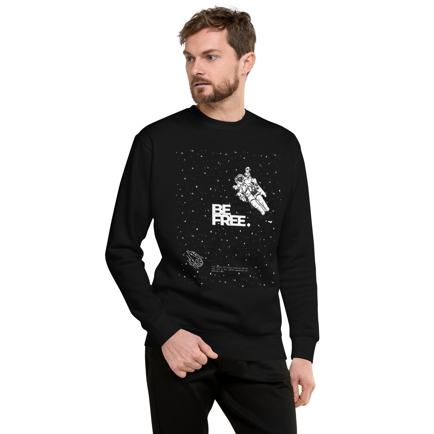 Be Free On Outer Orbit Sweatshirt - FLAKOUT