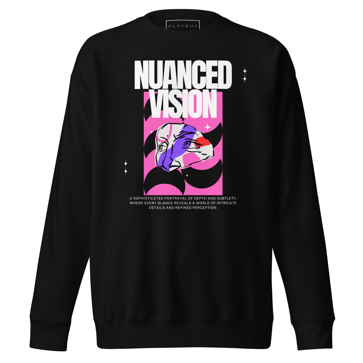 Nuanced Vision Unisex Fleece Sweatshirt - FLAKOUT