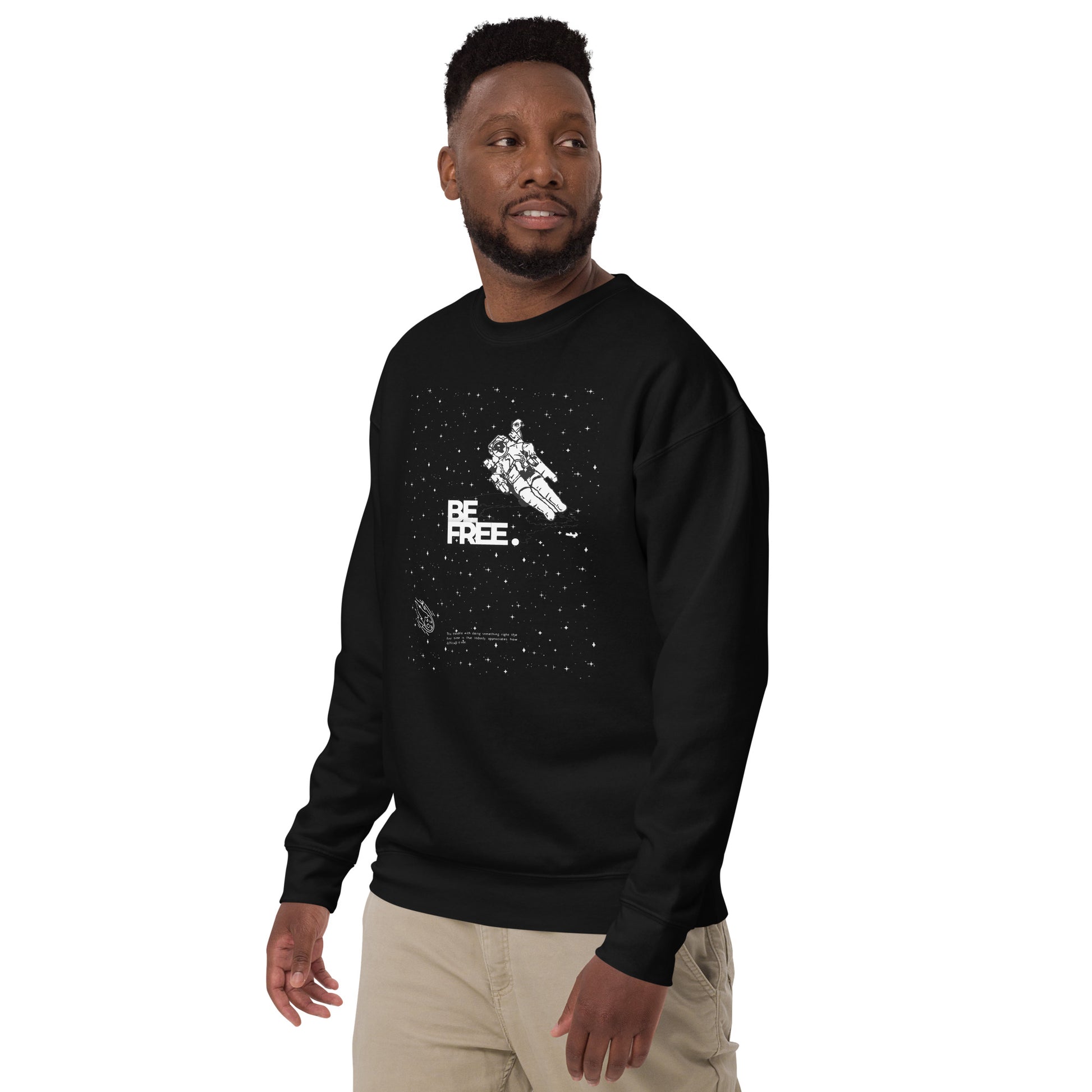 Be Free On Outer Orbit Sweatshirt - FLAKOUT