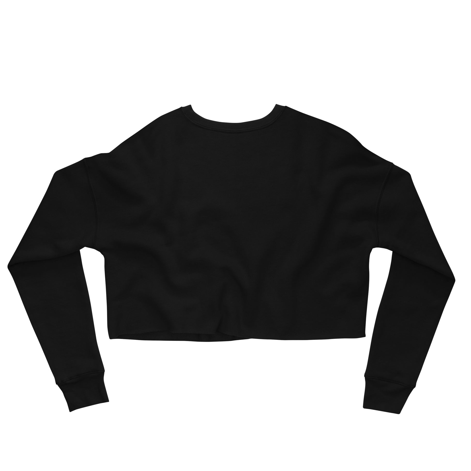 Astronaut Women's Crop Sweatshirt - Black - FLAKOUT