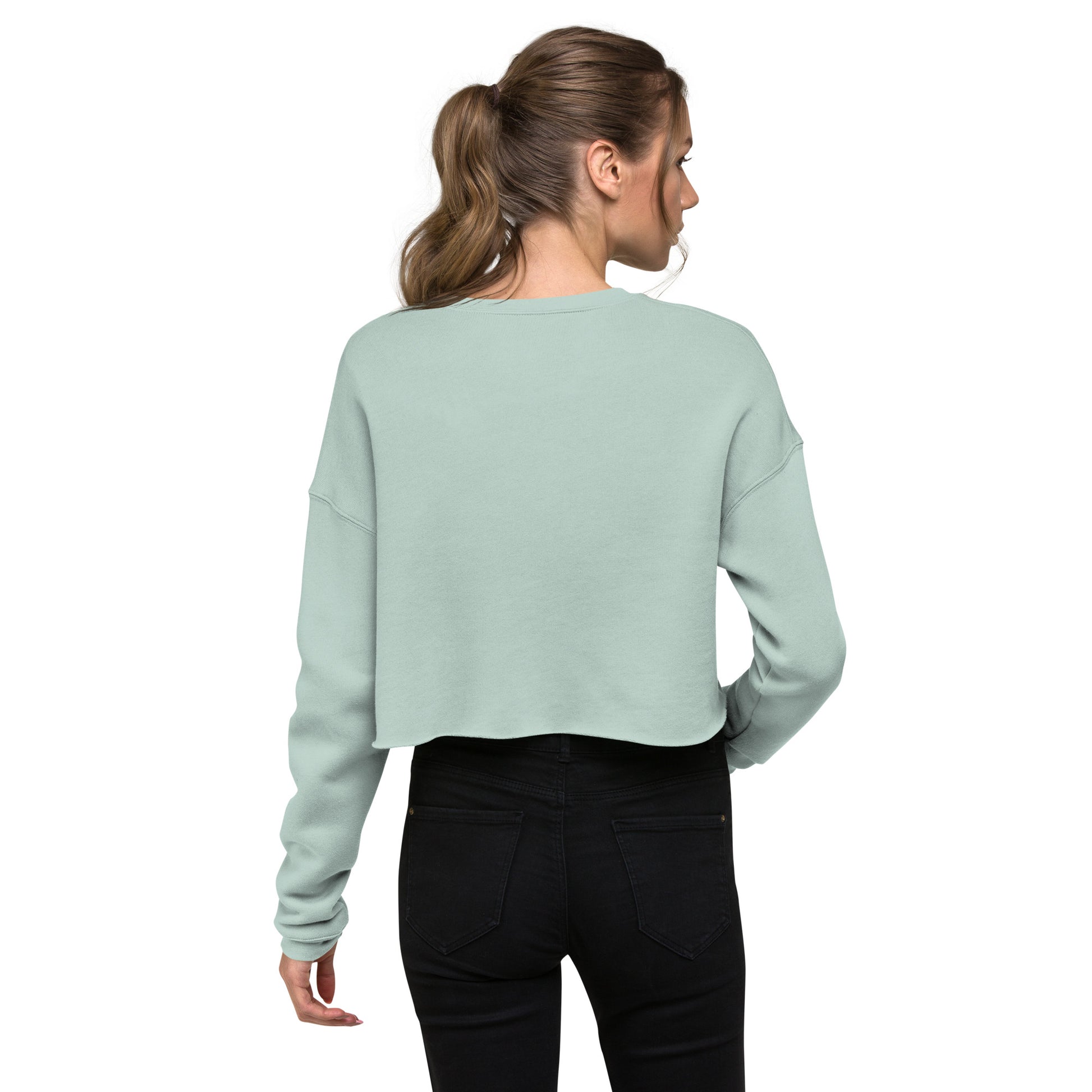 Calm Women's Crop Sweatshirt - FLAKOUT