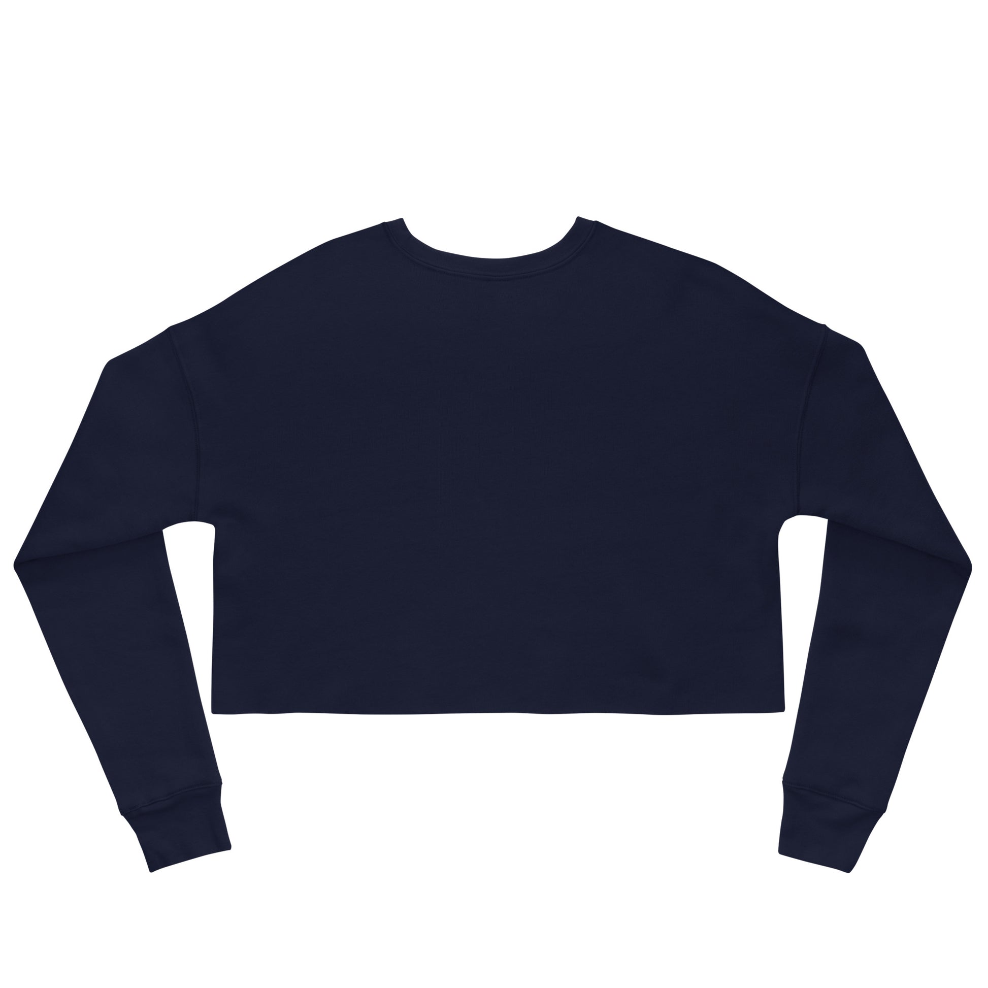 Gorgeous Opullent Allure Women's Crop Sweatshirt - Navy - FLAKOUT