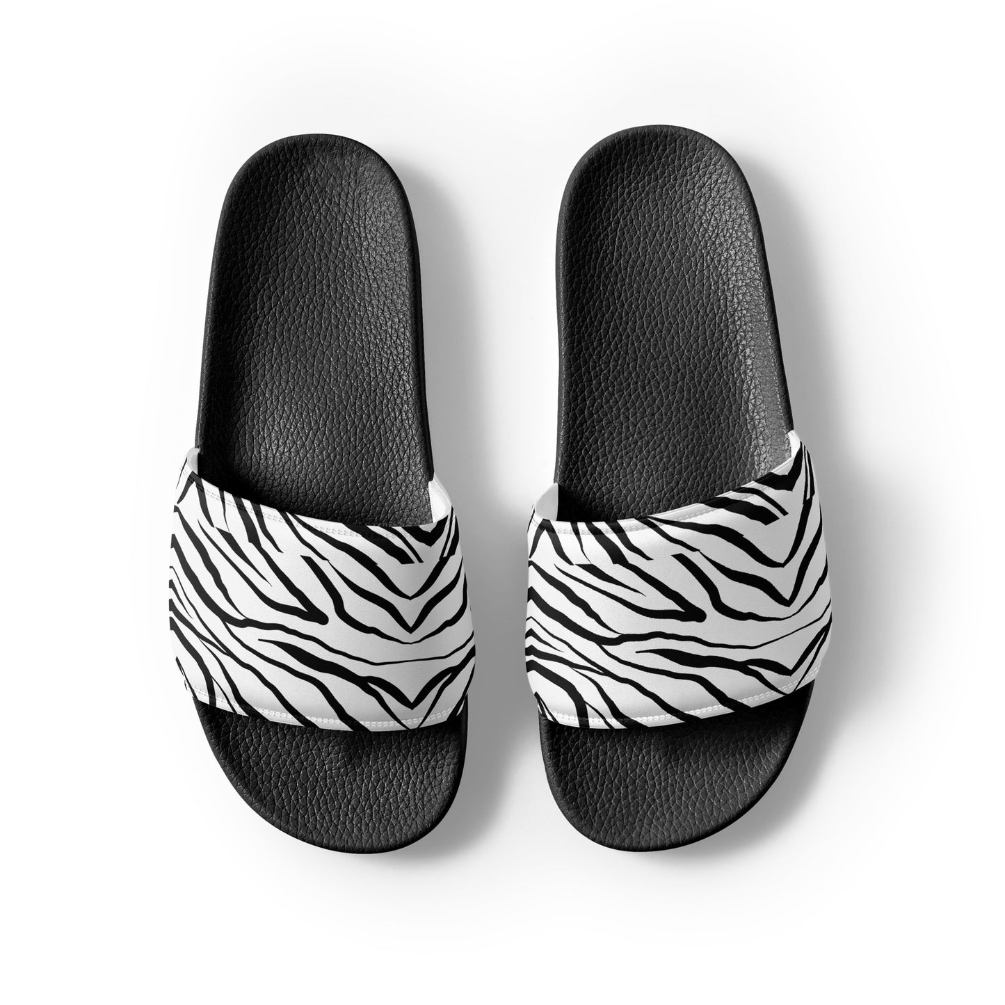 Striped Zebra Vibrance Women's Slides - FLAKOUT