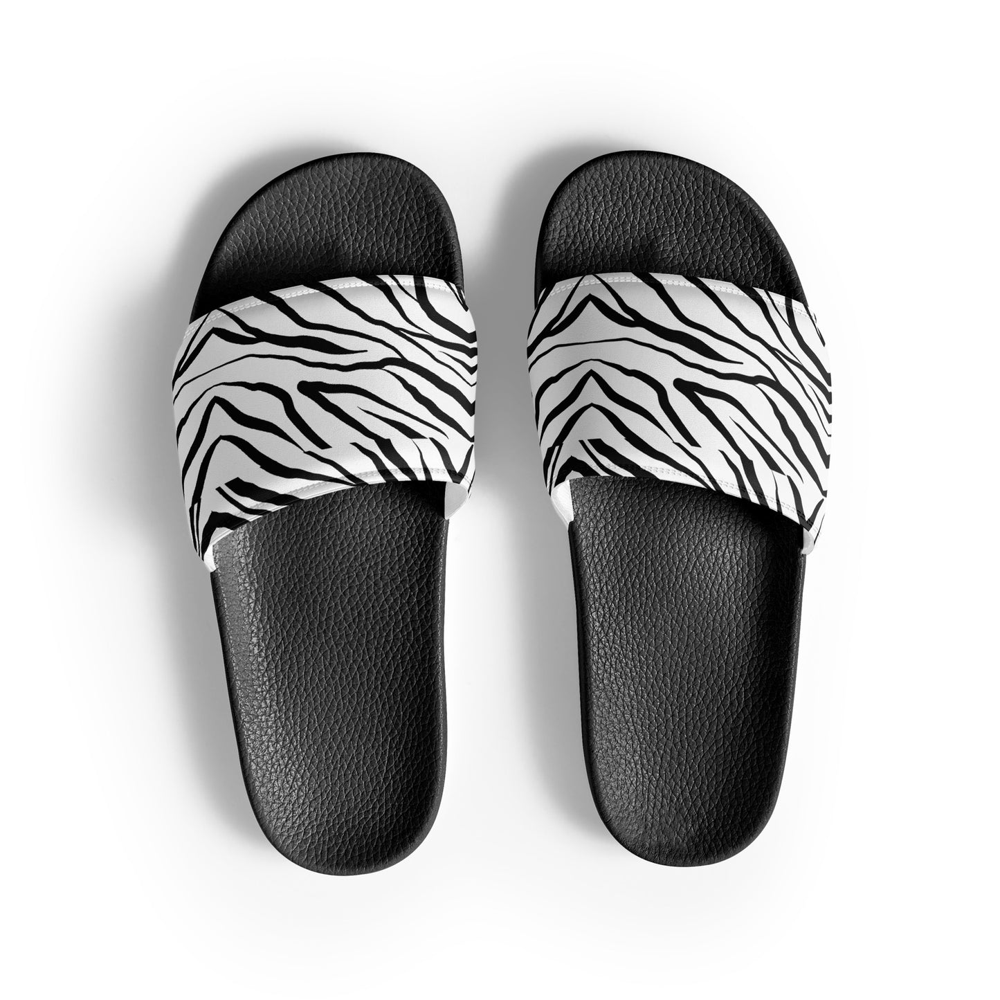 Striped Zebra Vibrance Women's Slides - FLAKOUT