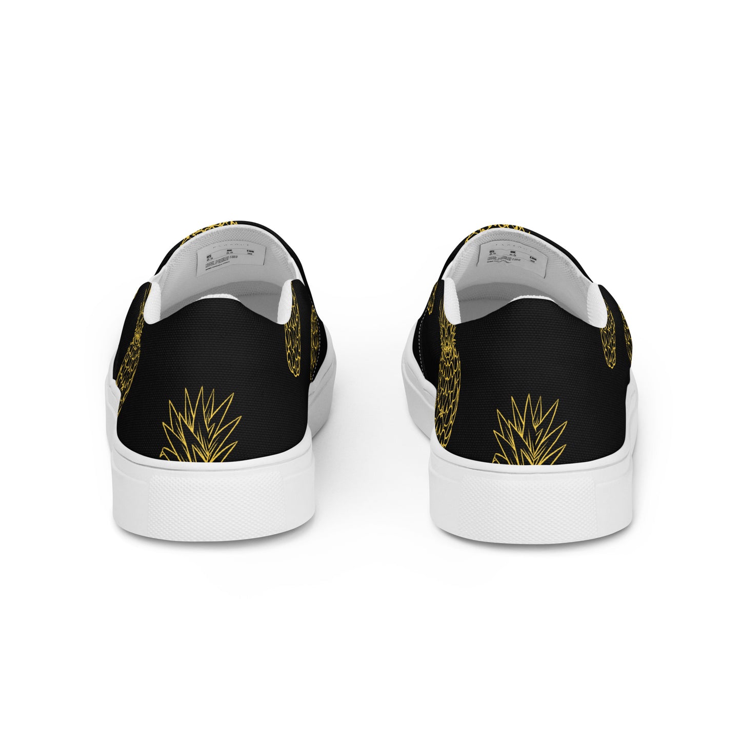 Pineapple Bliss Women's Slip-On Canvas Shoes - FLAKOUT