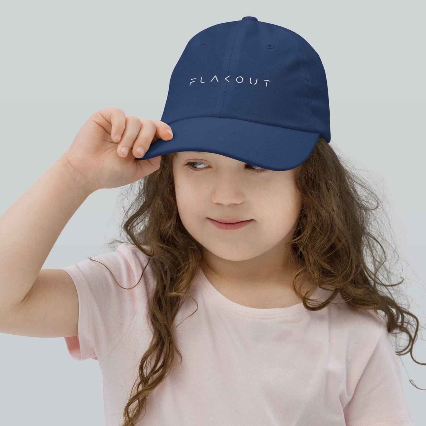 FLAKOUT Logo Embroidered Kid's Baseball Cap