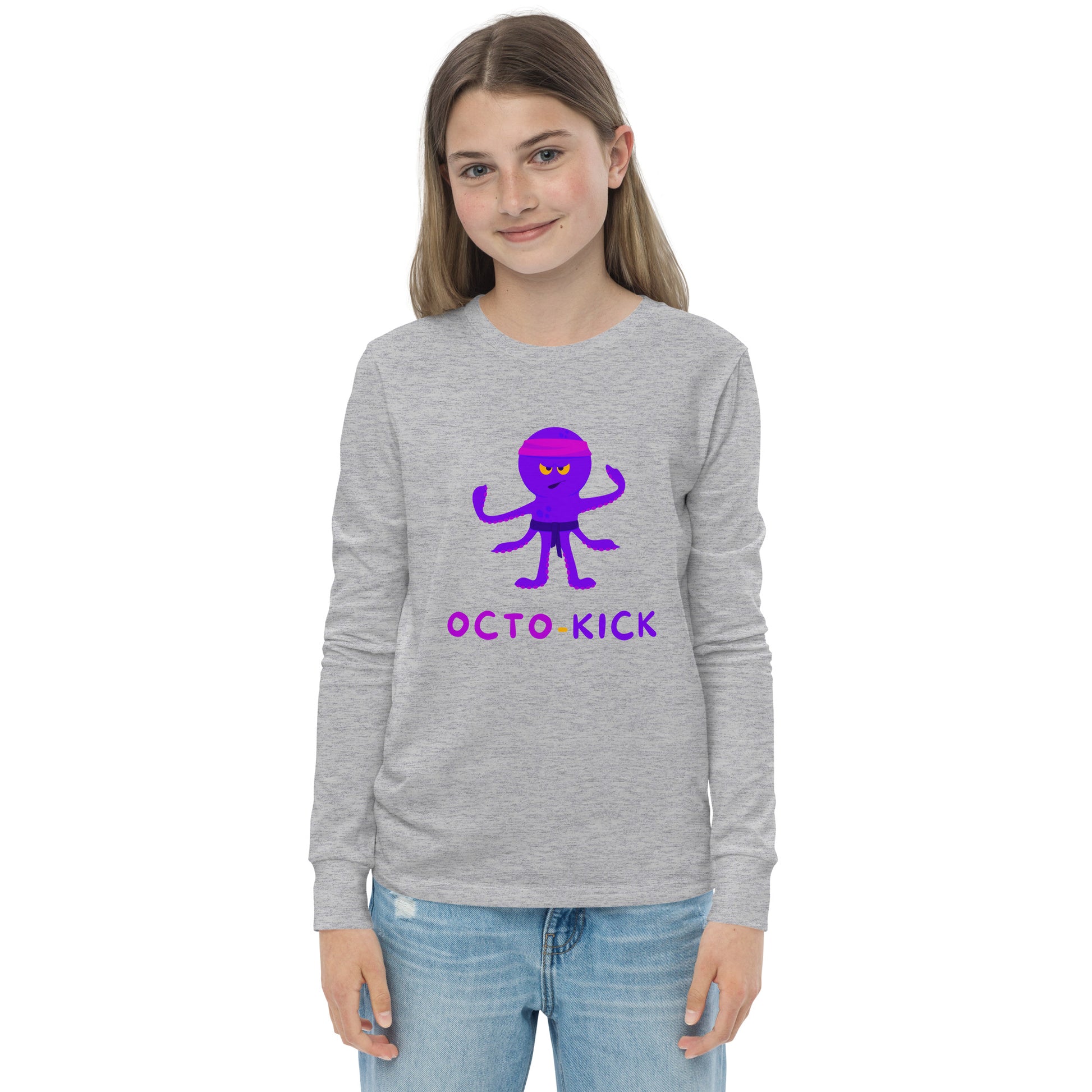 Octo-Kick Unisex Kid's Long Sleeve Tee - FLAKOUT