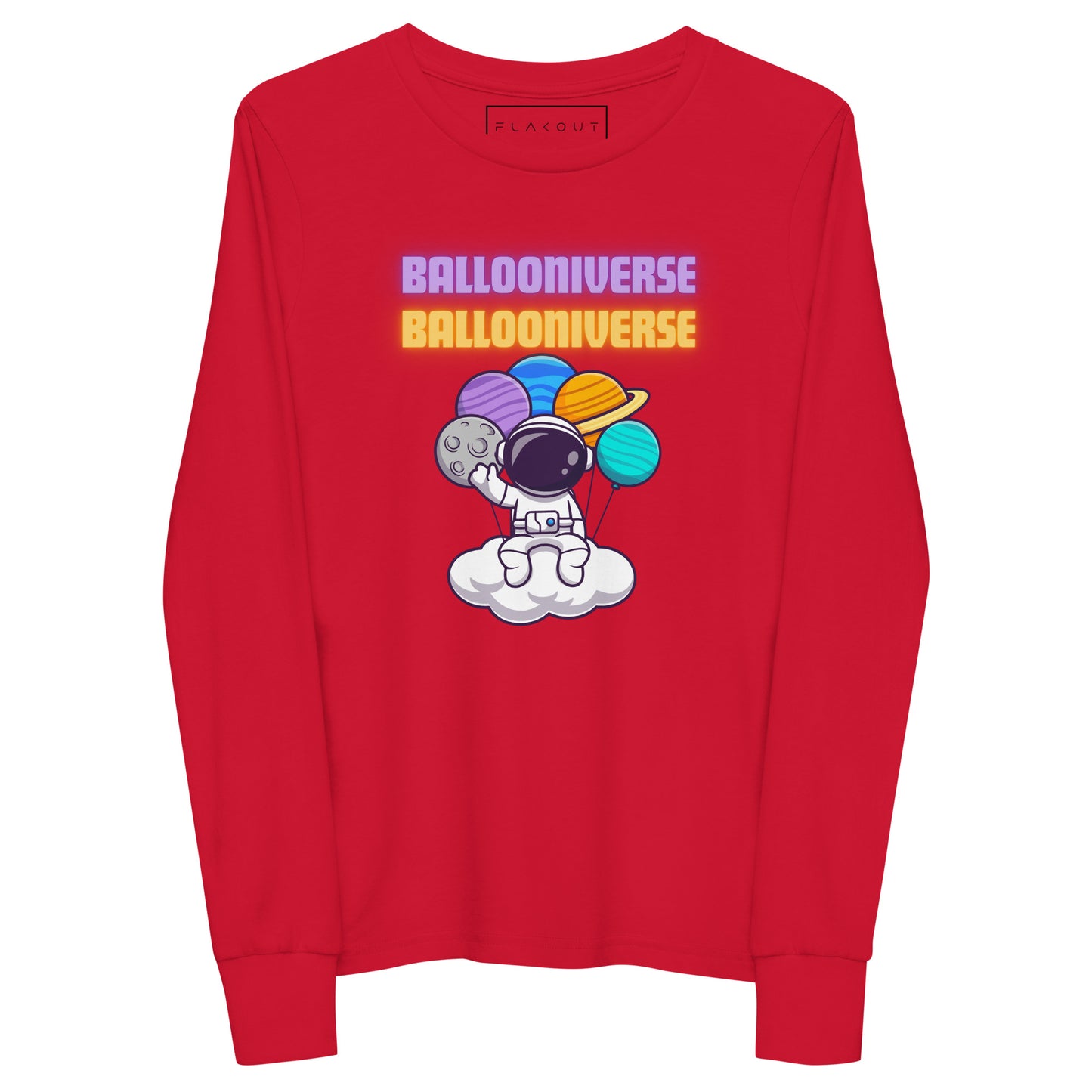 Ballooniverse Unisex Kid's Long Sleeve Tee - FLAKOUT