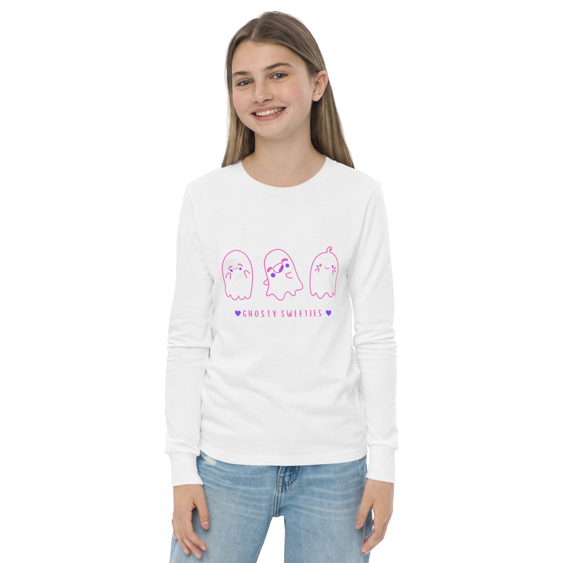 Ghosty Sweeties Girl's Long Sleeve Tee - FLAKOUT