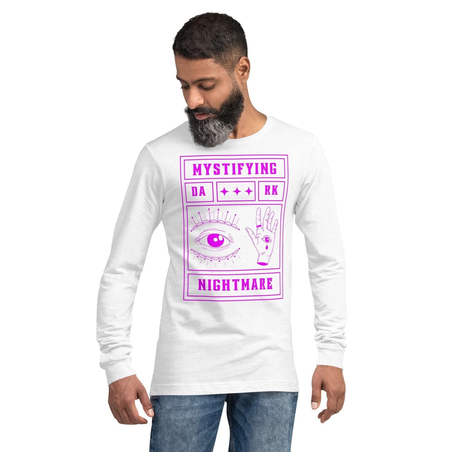 Mystifying Nightmare Shadowy Enigma Long Sleeve Tee - FLAKOUT