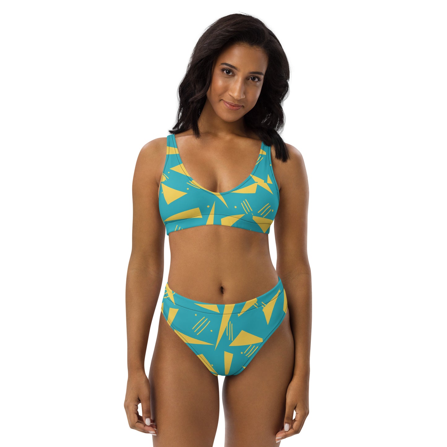 Women's High-waisted Bikini Triangles - FLAKOUT